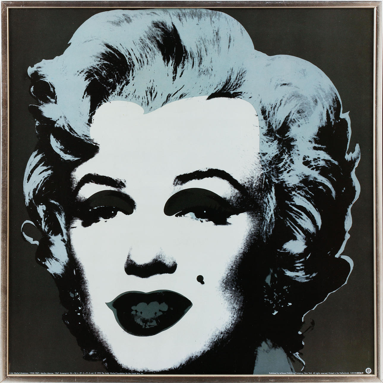 AFTER ANDY WARHOL. "Marilyn Monroe", offset print, teNeues, 1993.