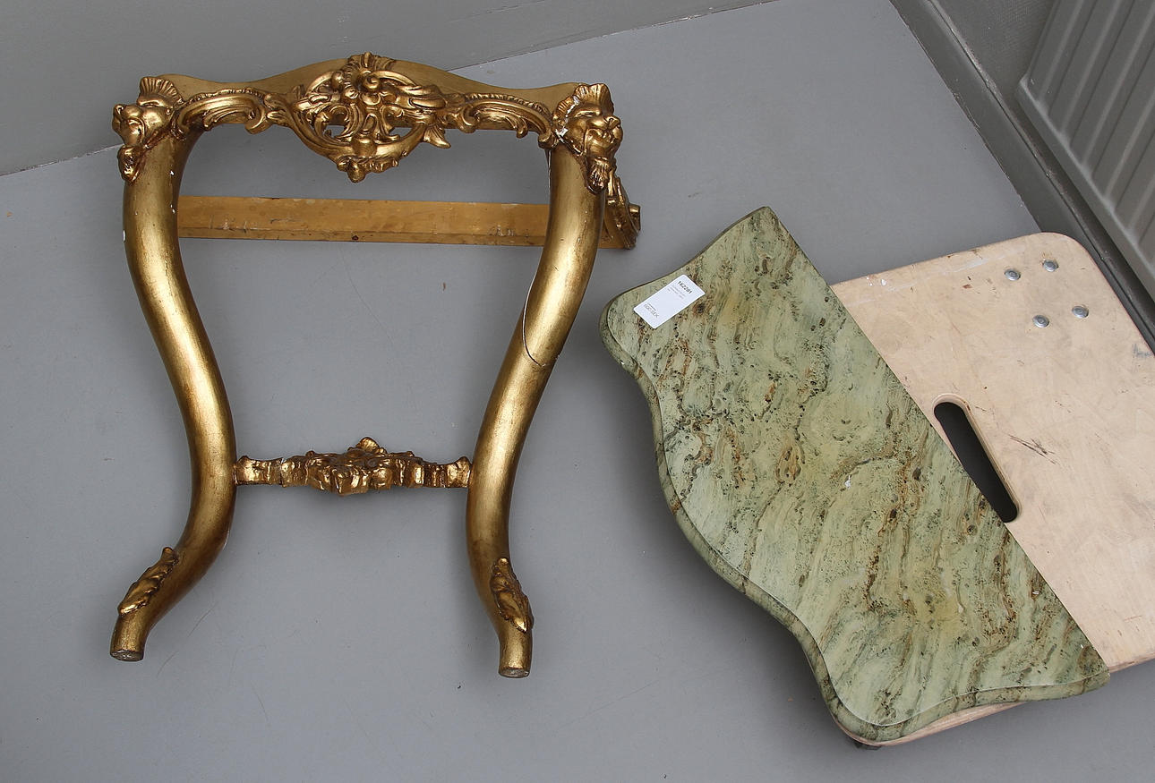 KONSOLBORD, rokokostil, 1800-tal.