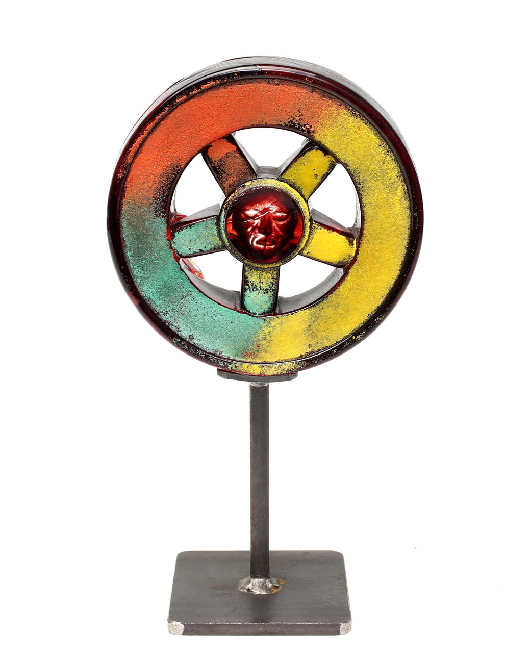 KJELL ENGMAN. KONSTGLAS, "Hjulet", Kosta Boda.