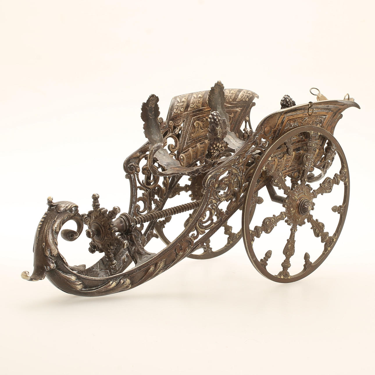 FLASKSTÄLL, metall, 18/1900-tal.