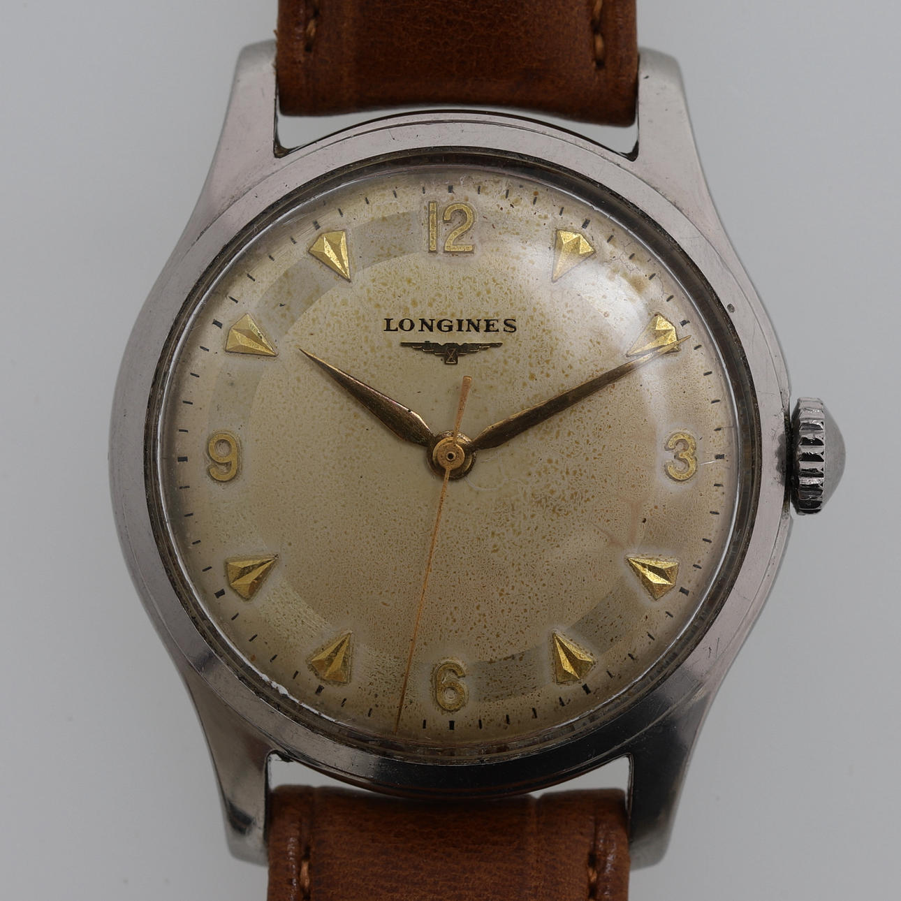 MEN'S BRACELET, Longines, manual, 1950s.