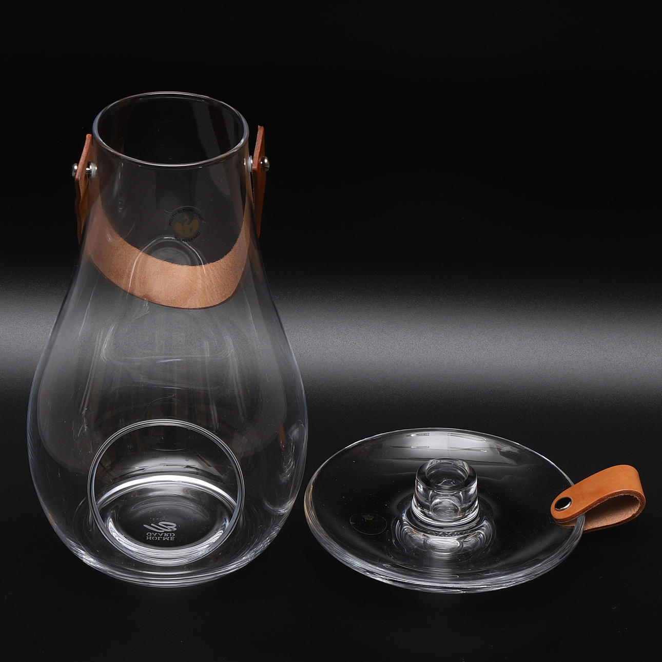 LANTERNA & LJUSSTAKE, glas, Holmegaard.