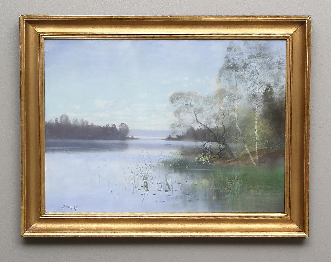 CARL BRANDT. Pastell. Signerad och daterad -99.