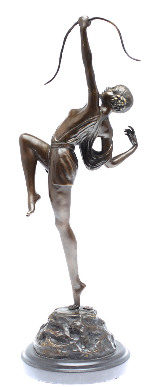 PIERRE LE FAGUAYS. EFTER. Skulptur, brons. Paris, Signerad Pierre Le Faguays.