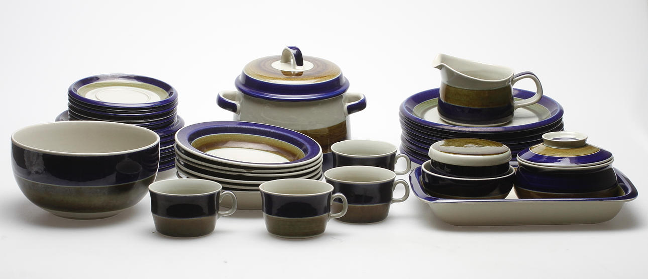 SERVIS, 33 delar, keramik, "Elisabeth", Marianne Westman, Rörstrand.