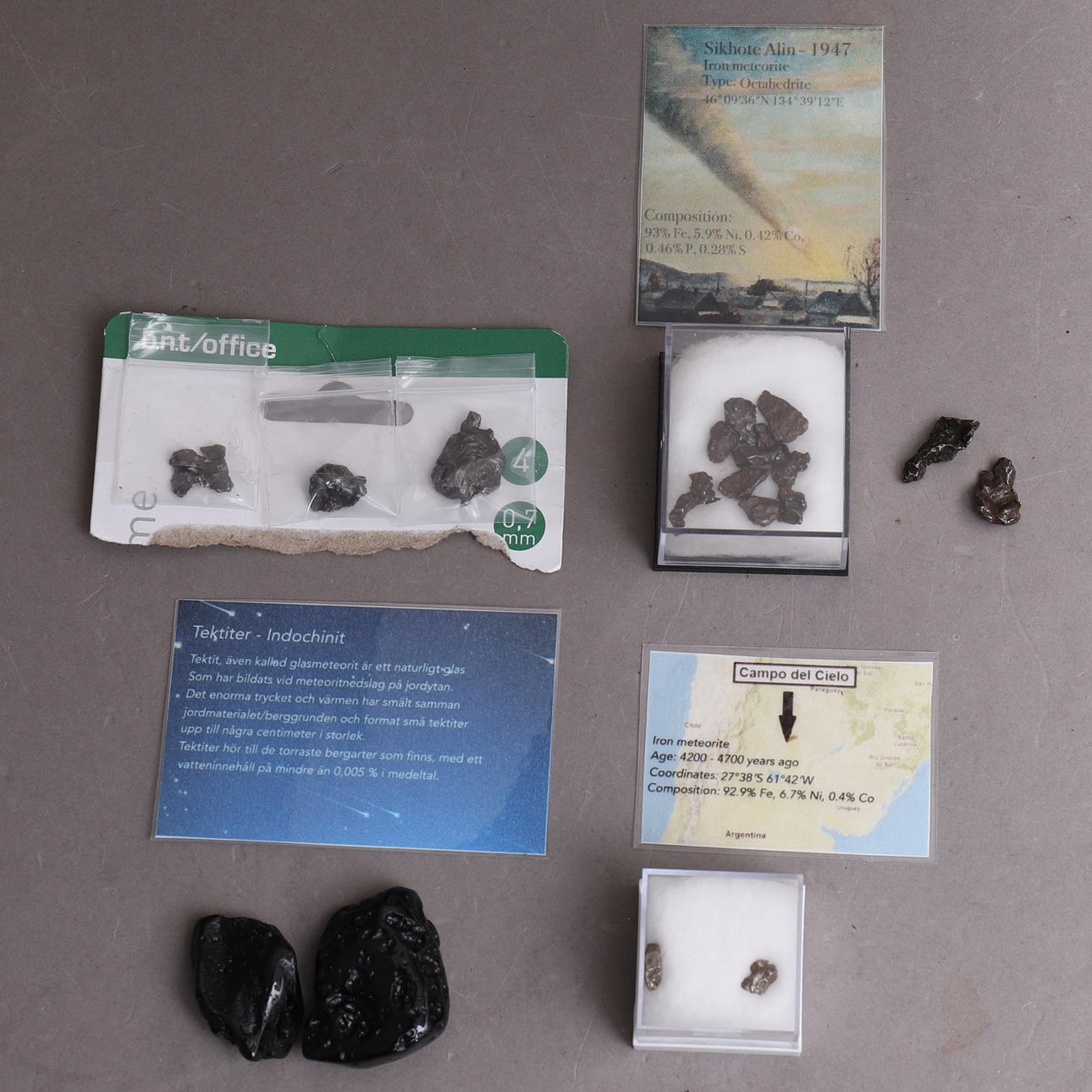METEORITER & TEKTITER.