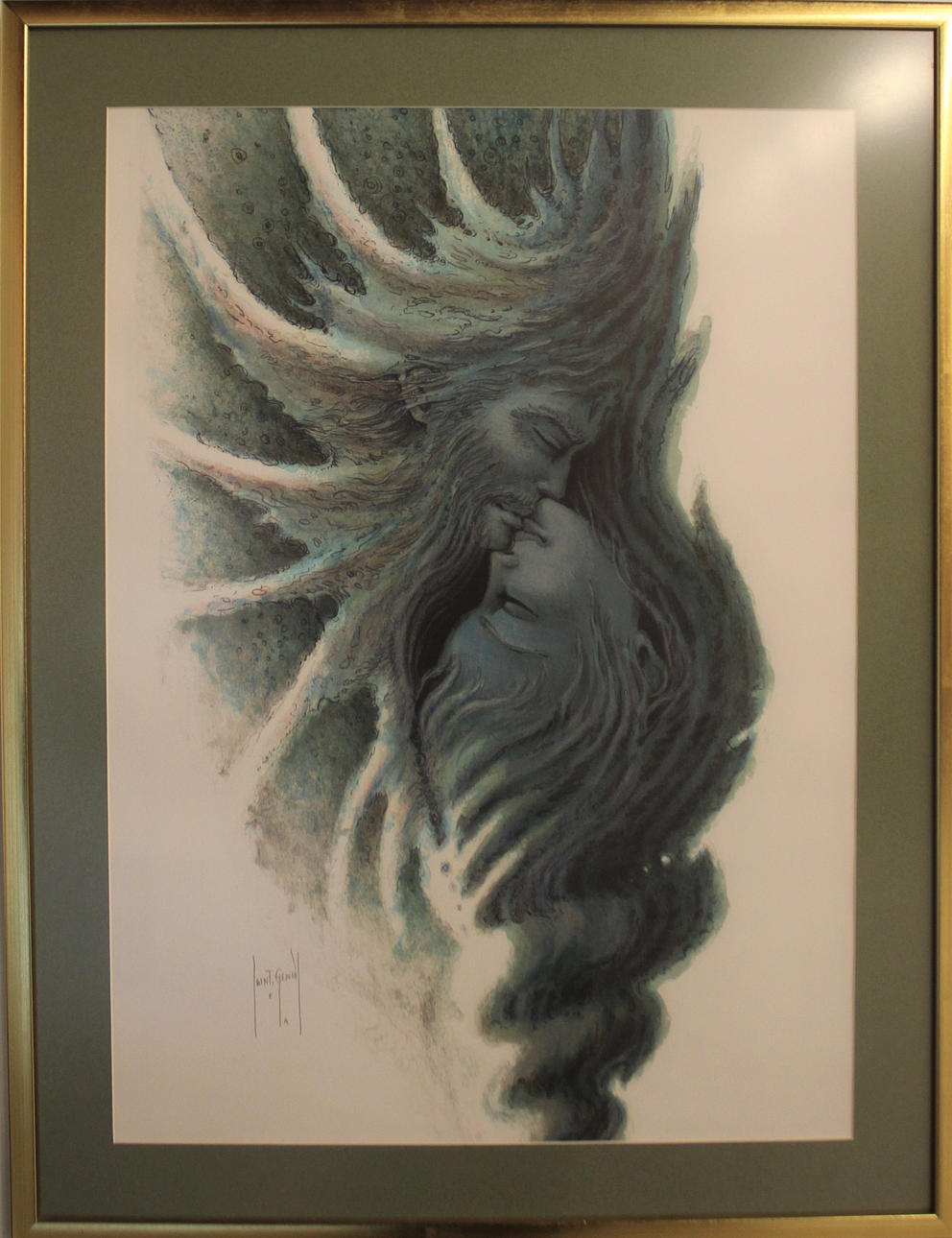 FRANCIS DE LASSUS SAINT- GENIES. LITHOGRAPH EA signed.