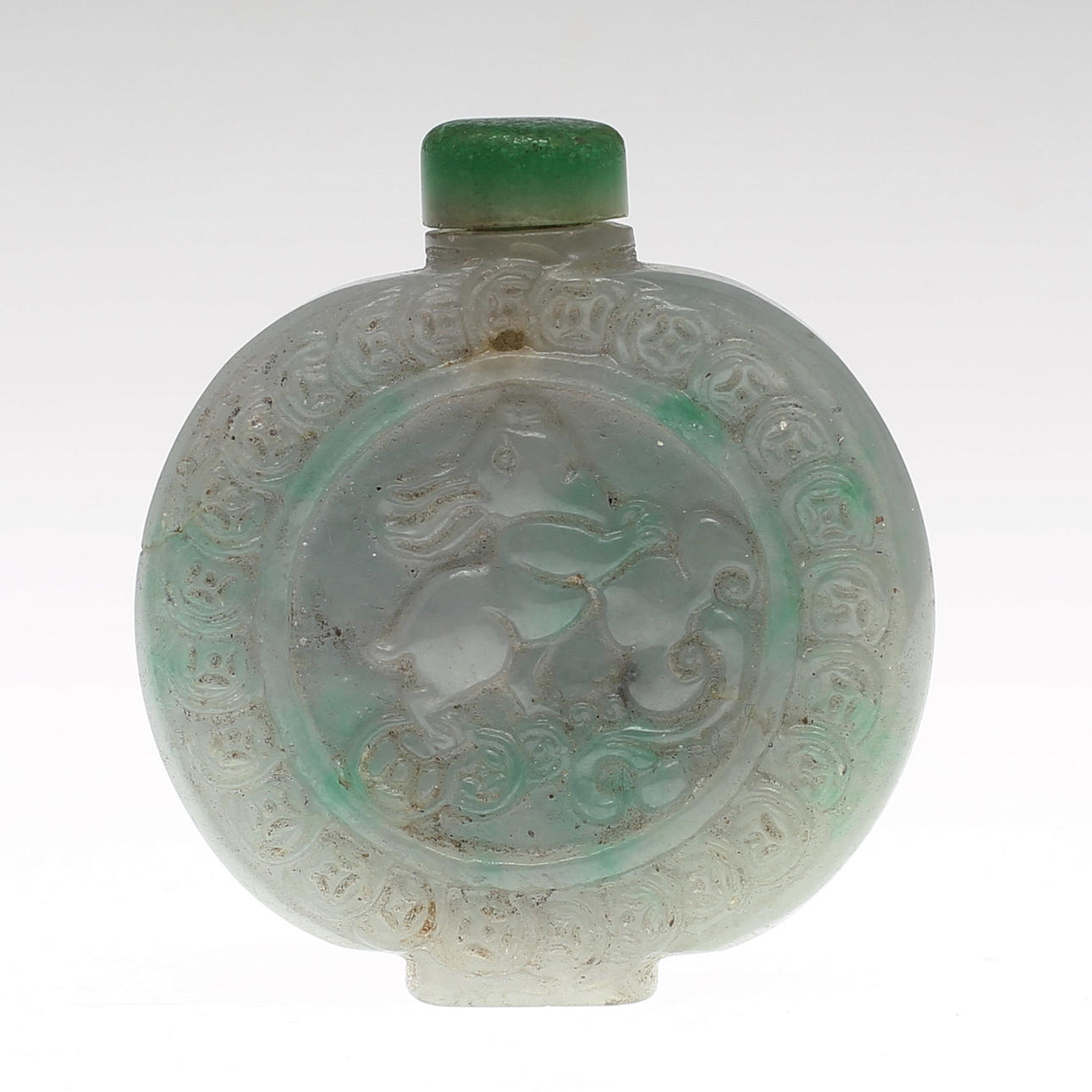 SNUSFLASKA, jade, Kina.