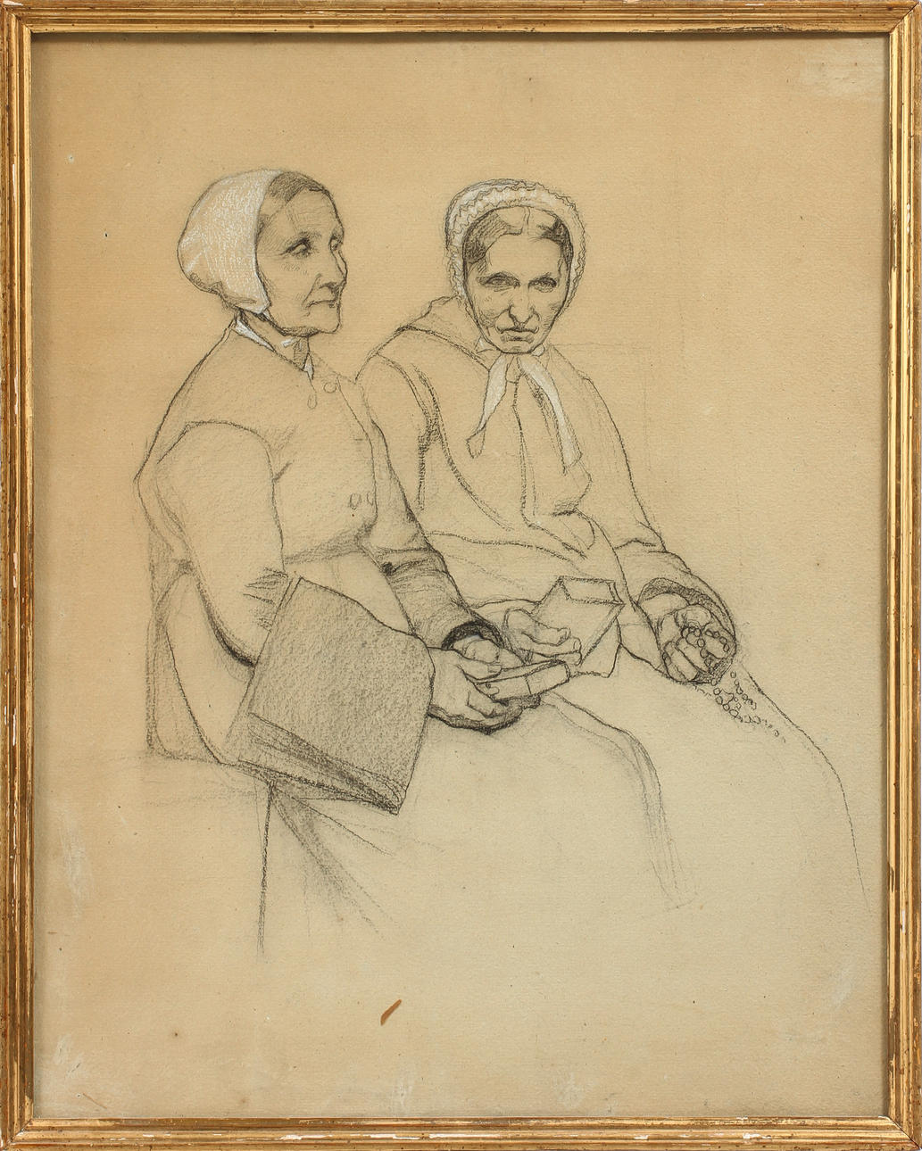 OTTO HAGBORG, tillskriven, teckning.