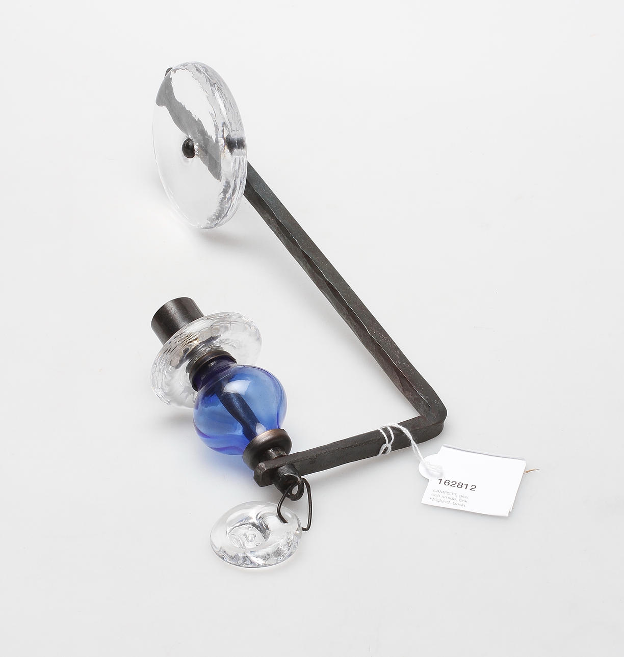 LAMPETT, glas och smide, Erik Höglund, Boda.