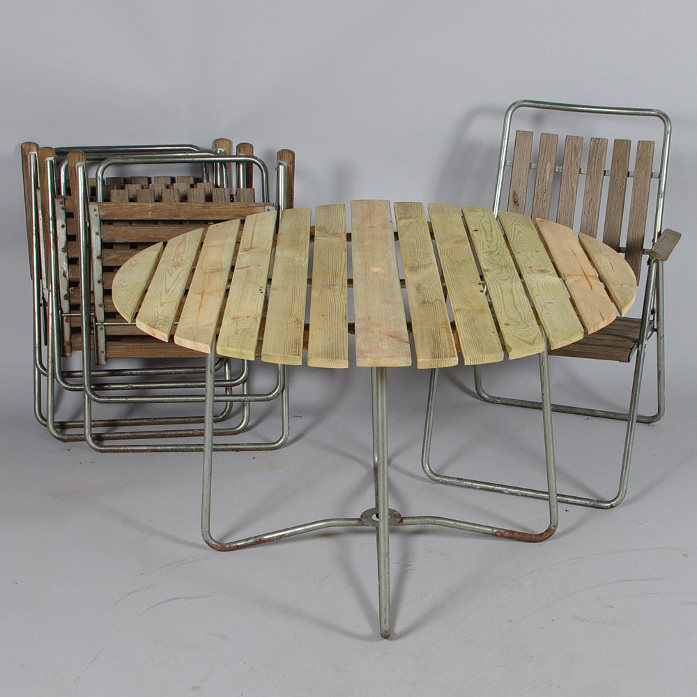 GARTENMÖBEL, zusammenklappbar.