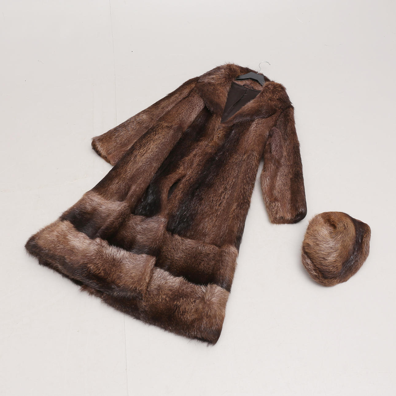 pels, nutria med pelshue, pels Bruno.