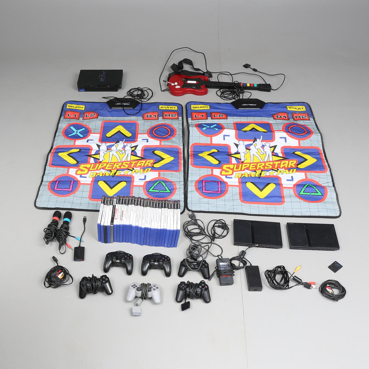 Sony PlayStation 2, konsoller mm., 26 spel.
