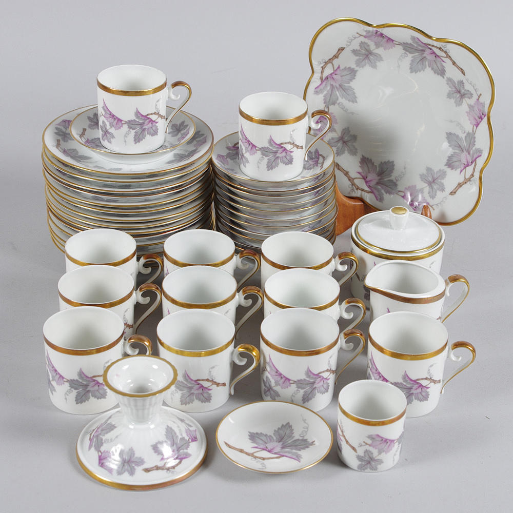 KAFFESERVIS, "Lila vinranka", Hackefors.