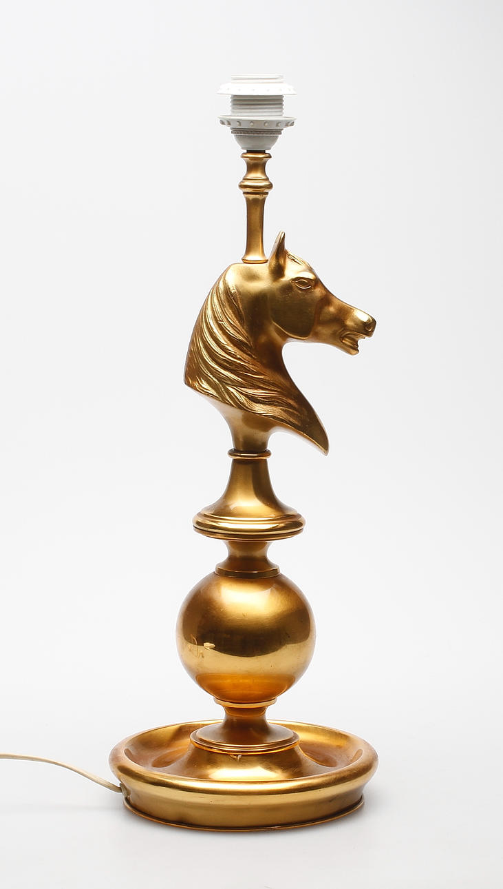 LAMPFOT, mässing, 1900-tal.