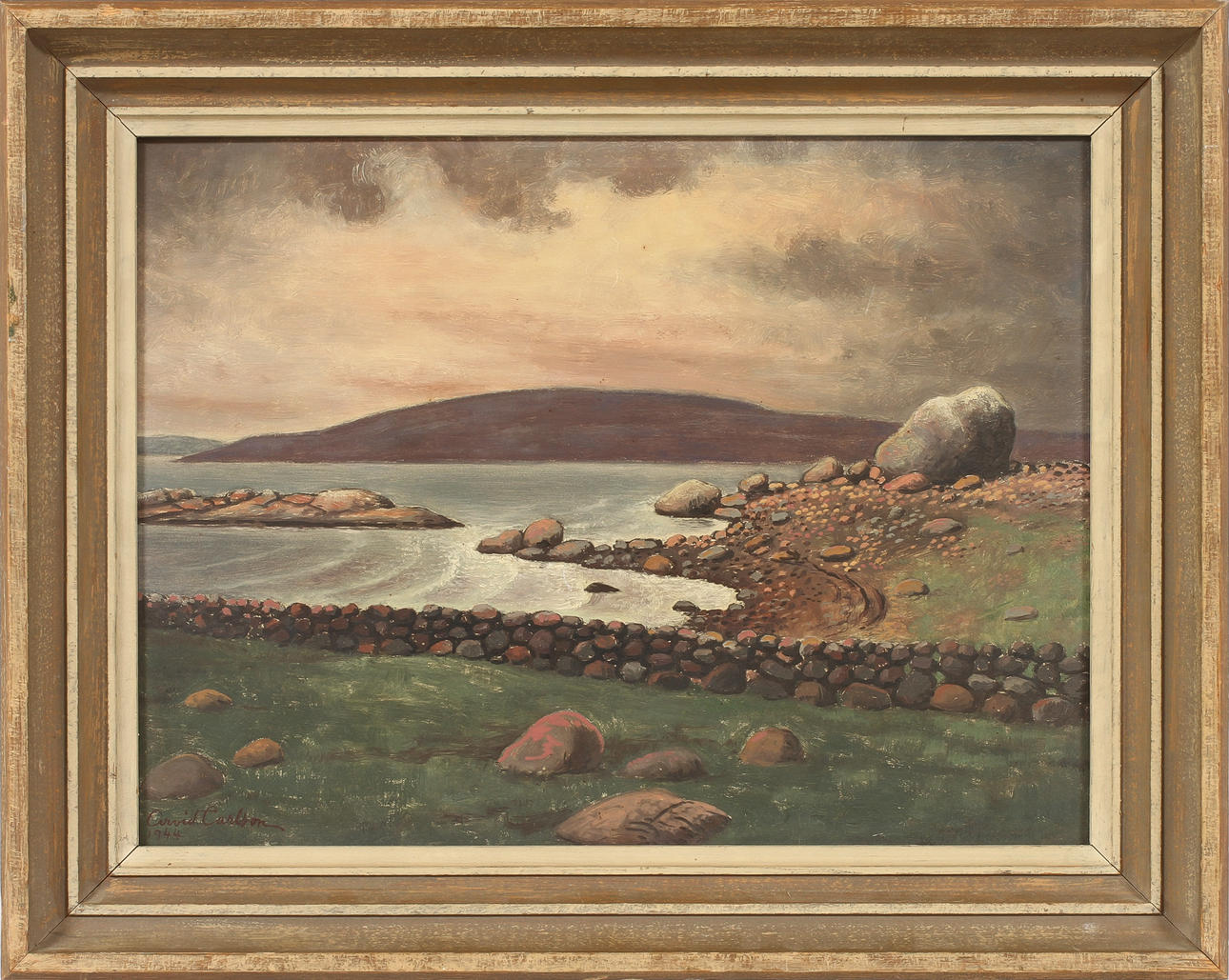 ARVID CARLSSON, olja på pannå, sign o dat 1944.