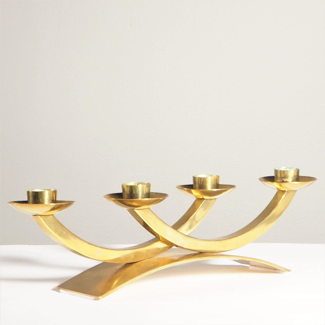 LJUSSTAKE, mässing.