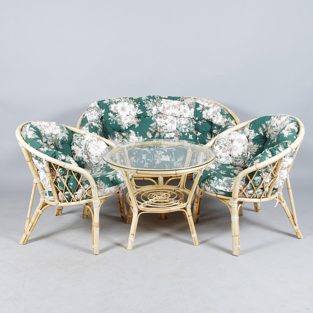 TRÄDGÅRDSGRUPP, rotting/glas.