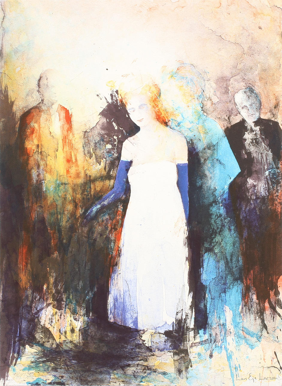 LARS EJE LARSSON, litografi, sign o numr 164/360.