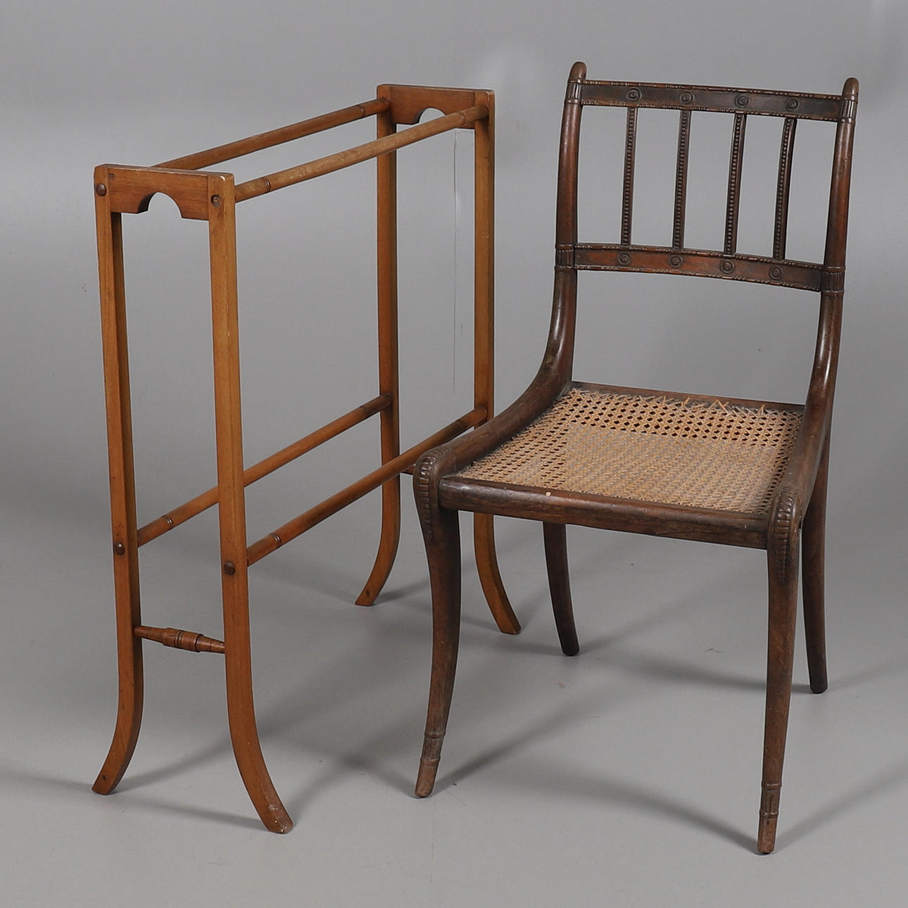 STOL SAMT HANDDUKSSTÄLLNING, England bla Regency.