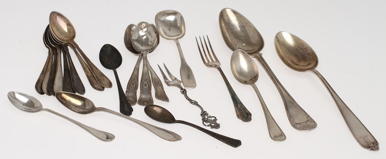 PARTI SILVER, bestick, tot vikt 405g.