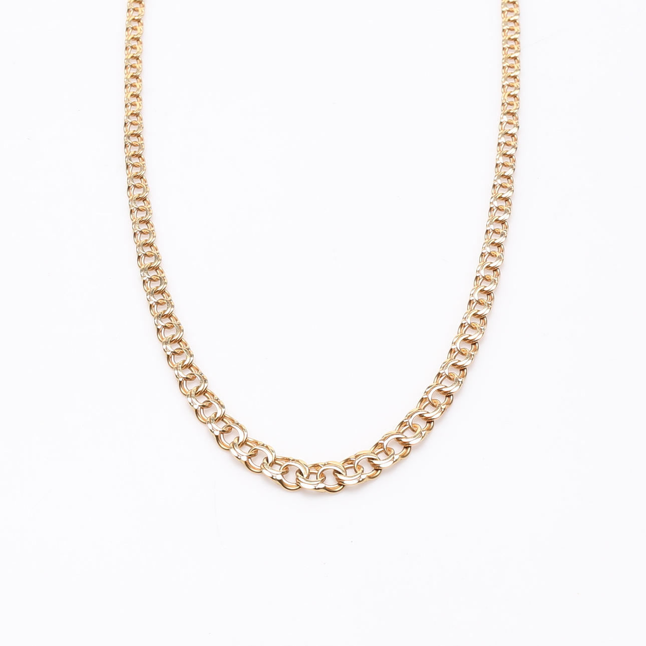 COLLIER, "Bismarck", guld 18K, vikt ca. 13,9 gram.