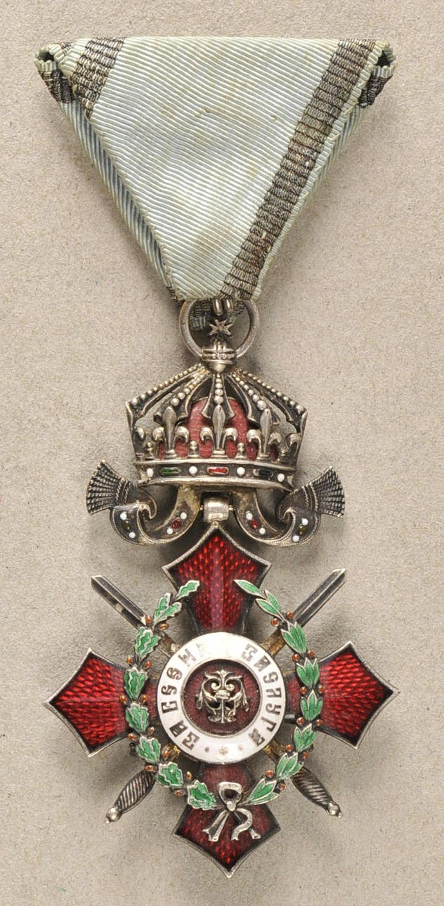 Order of Merit, Order of Military Merit, 5. Bra, med svärd och krigsdekoration, Bulgarien.