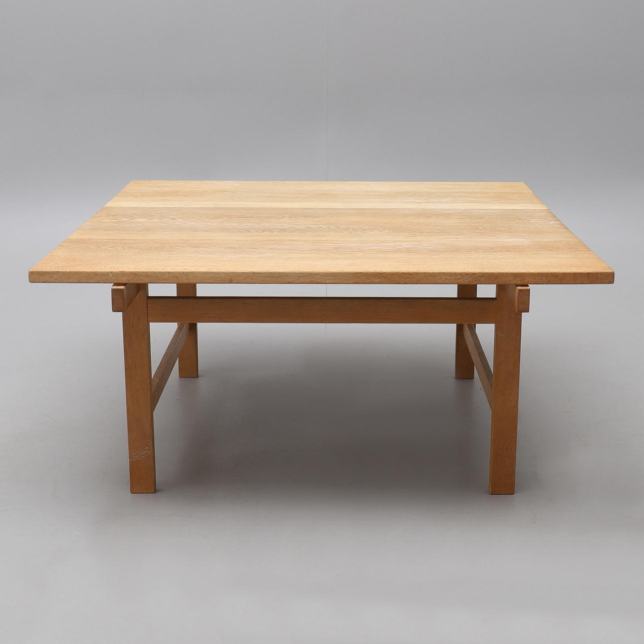 HANS J WEGNER. Coffee table, PP Møbler, Denmark, labelled.