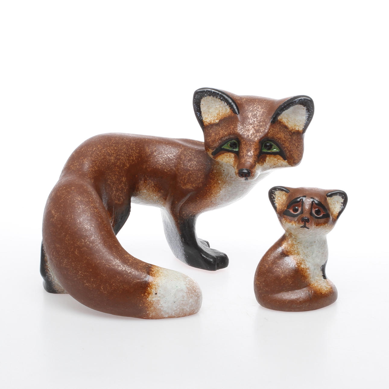 FIGURINER, 2 st., keramik, Thomas Hellström Nittsjö.