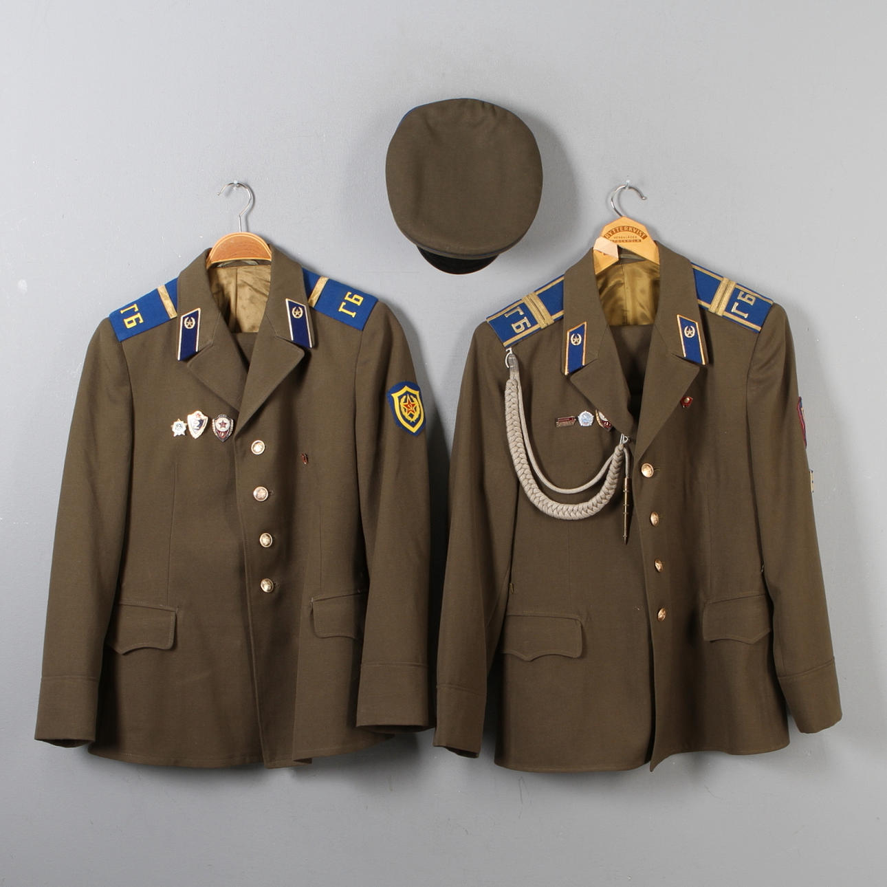 UNIFORMSDELAR, Sovjet, 1900-talets andra hälft.