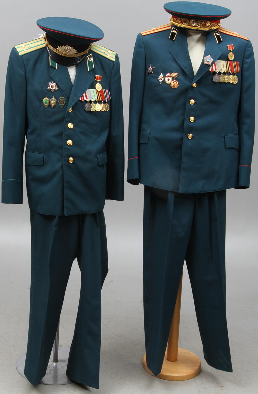 UNIFORMSDELAR, Sovjet, 1900-talets andra hälft.