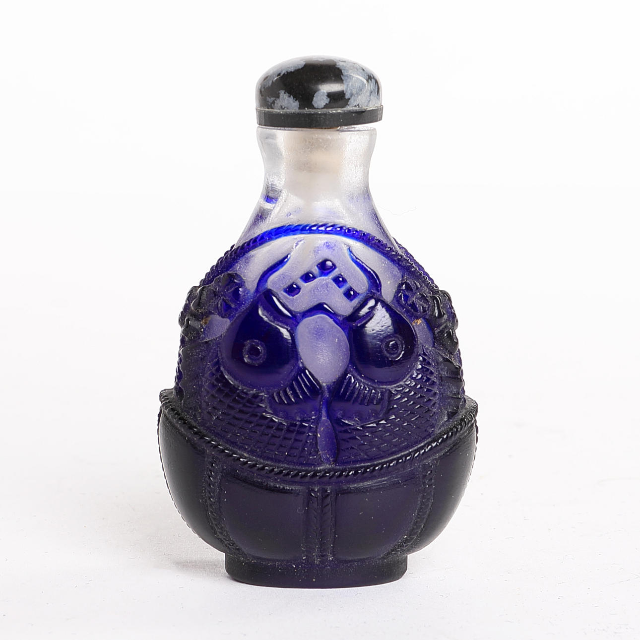 SNUFF BOTTLE, Pekingglas, China, Qing, 19. Jh.
