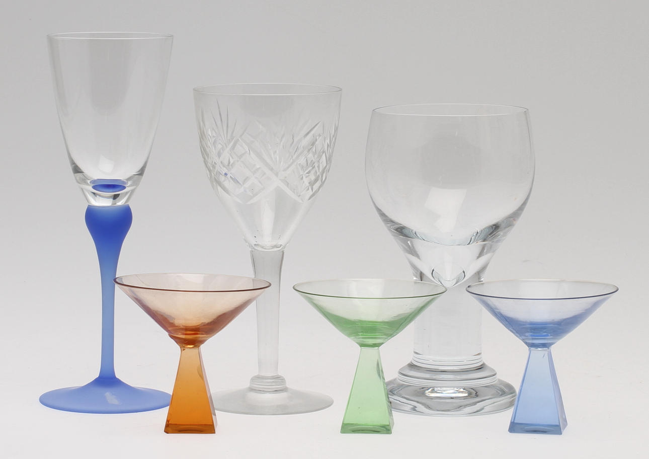 PARTI GLAS, 22 delar, bland annat vinglas.