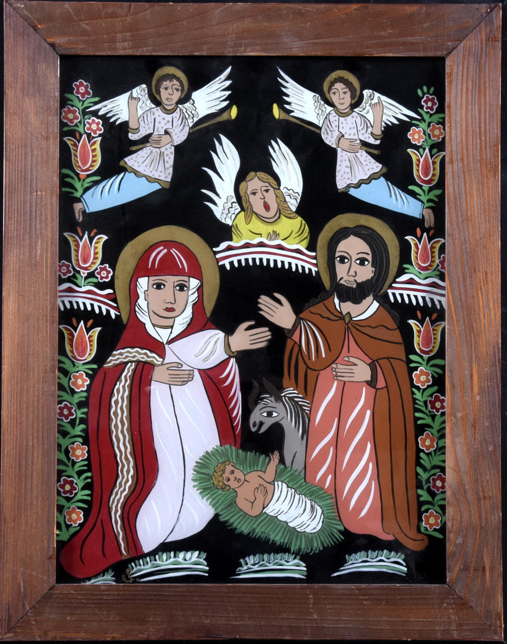 OIDENTIFIERAD KONSTNÄR. Glasmålning.