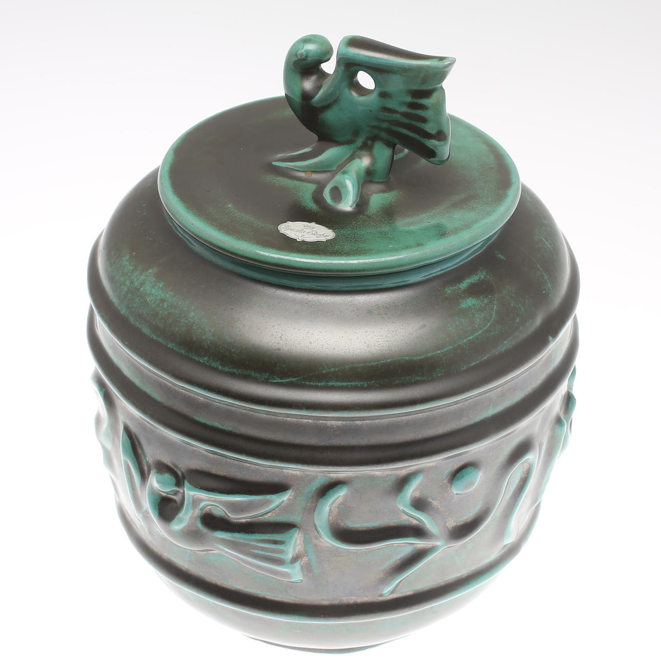 URNA i porslin. Upsala-Ekeby.