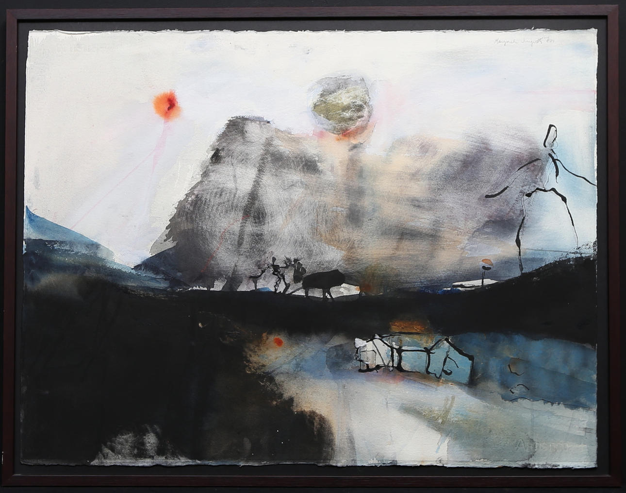 MARGARETA JUNGERTH BOO. Acuarela, firmada.