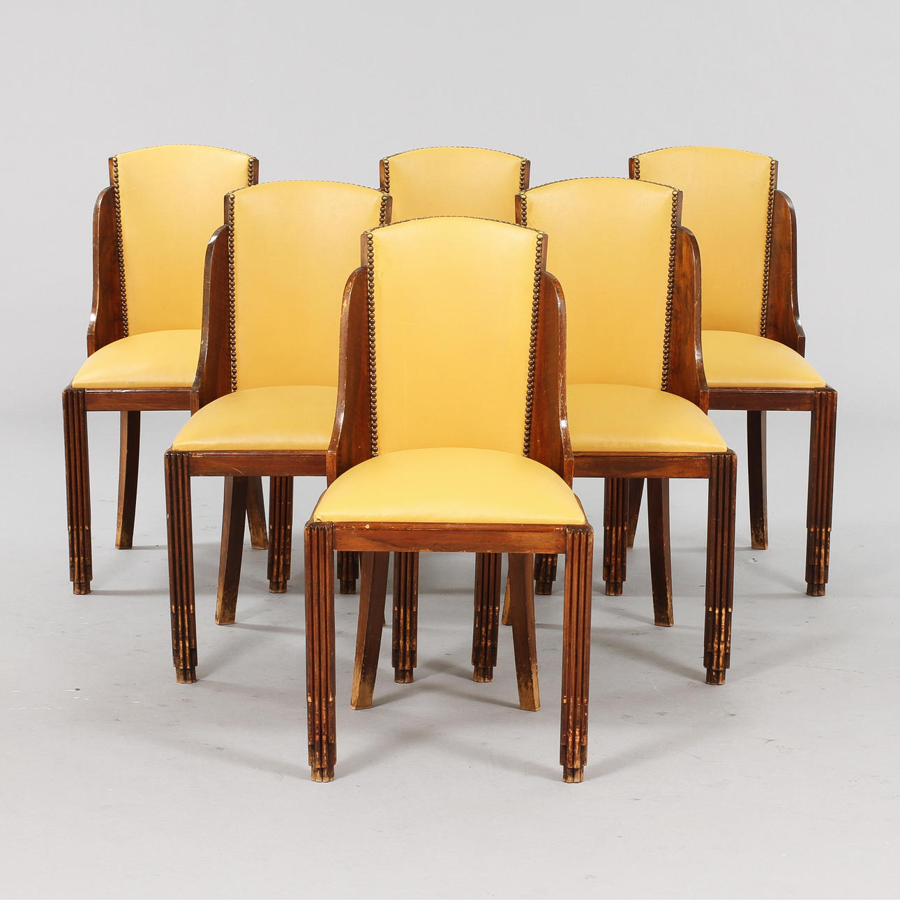 STOLAR, 6st, Art Deco, troligtvis Frankrike, 1900-talets tidigare hälft.