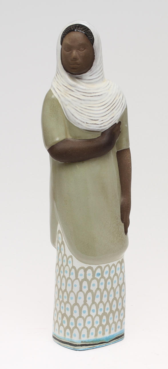 FIGURIN, stengods, Mari Simmulson, Upsala Ekeby.