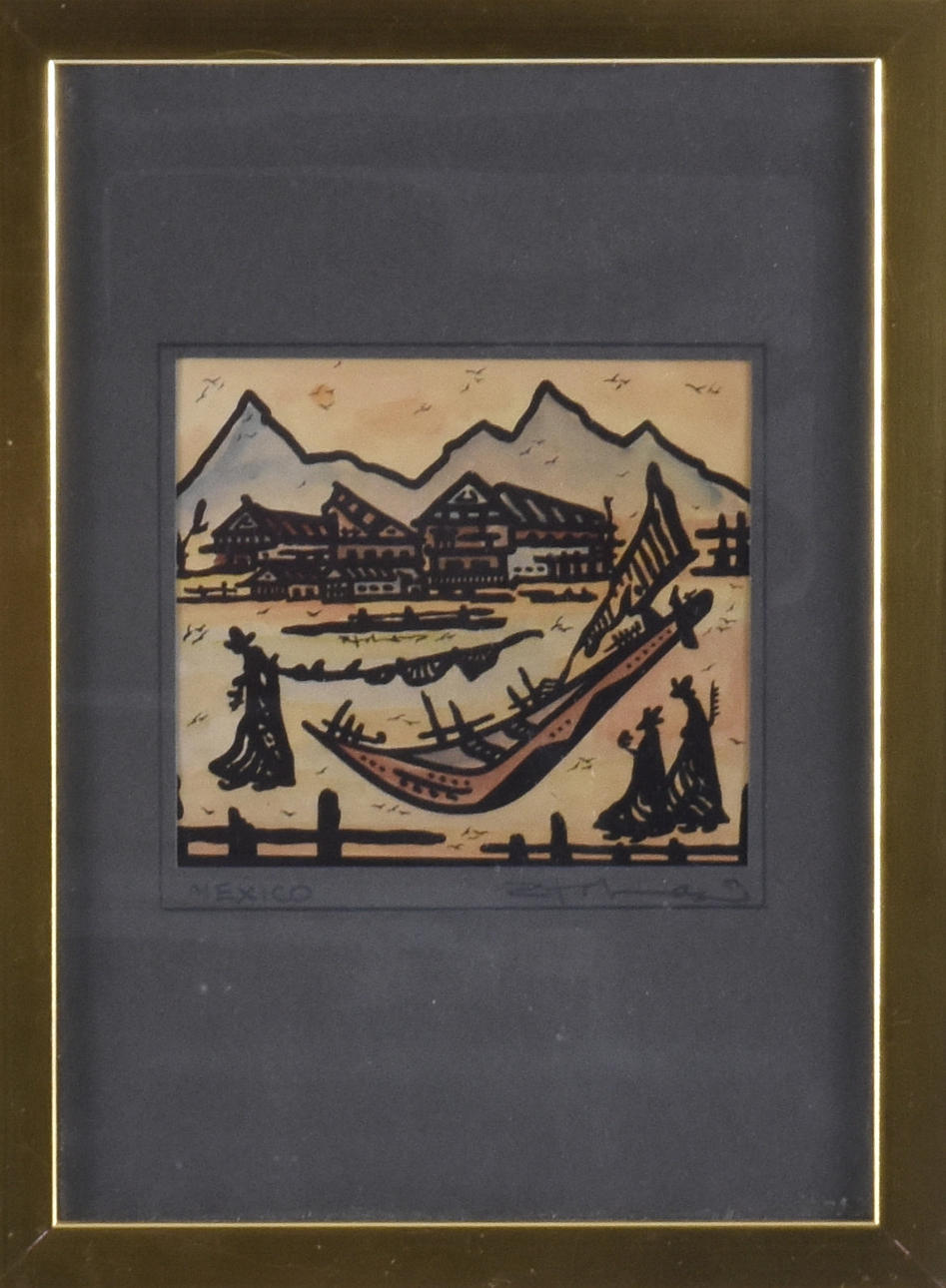 RAYMOND JOHANSSON. Colored woodcuts.