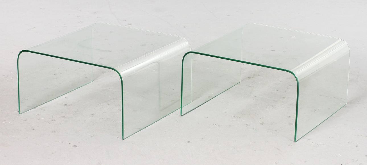 SIDOBORD ett par, glas 19/2000-tal.