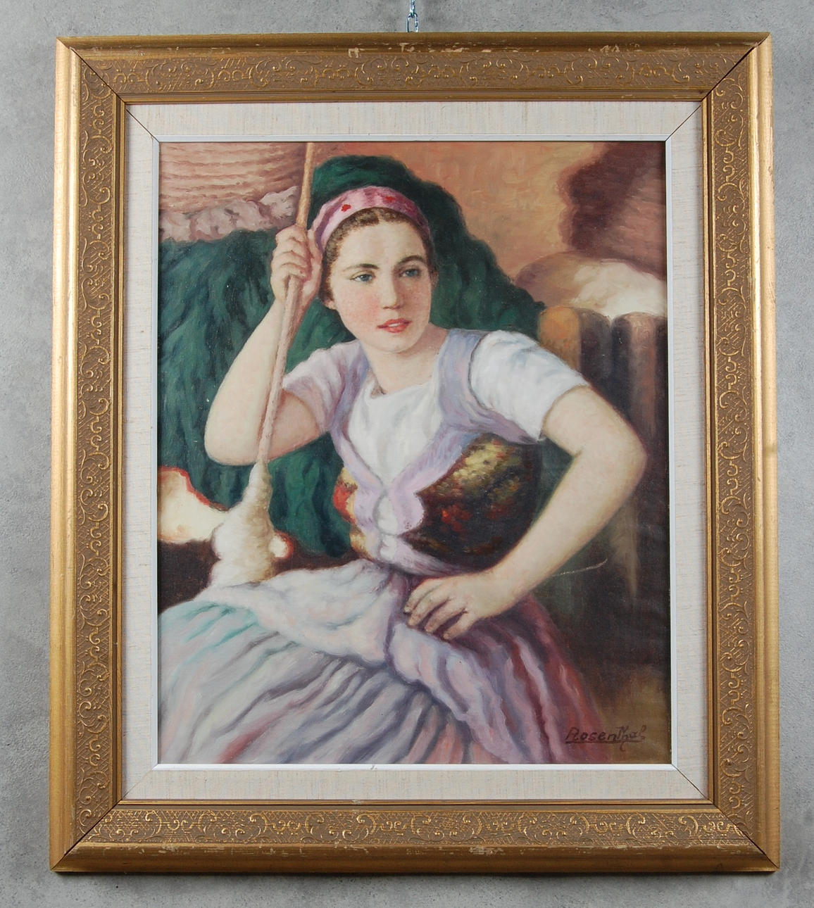 FRITZ ROSENTHAL. 1870-1939, olja på duk, signerad.