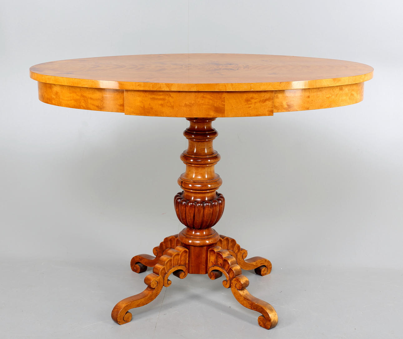 SOFFBORD, Biedermeier, ca 1830-40.