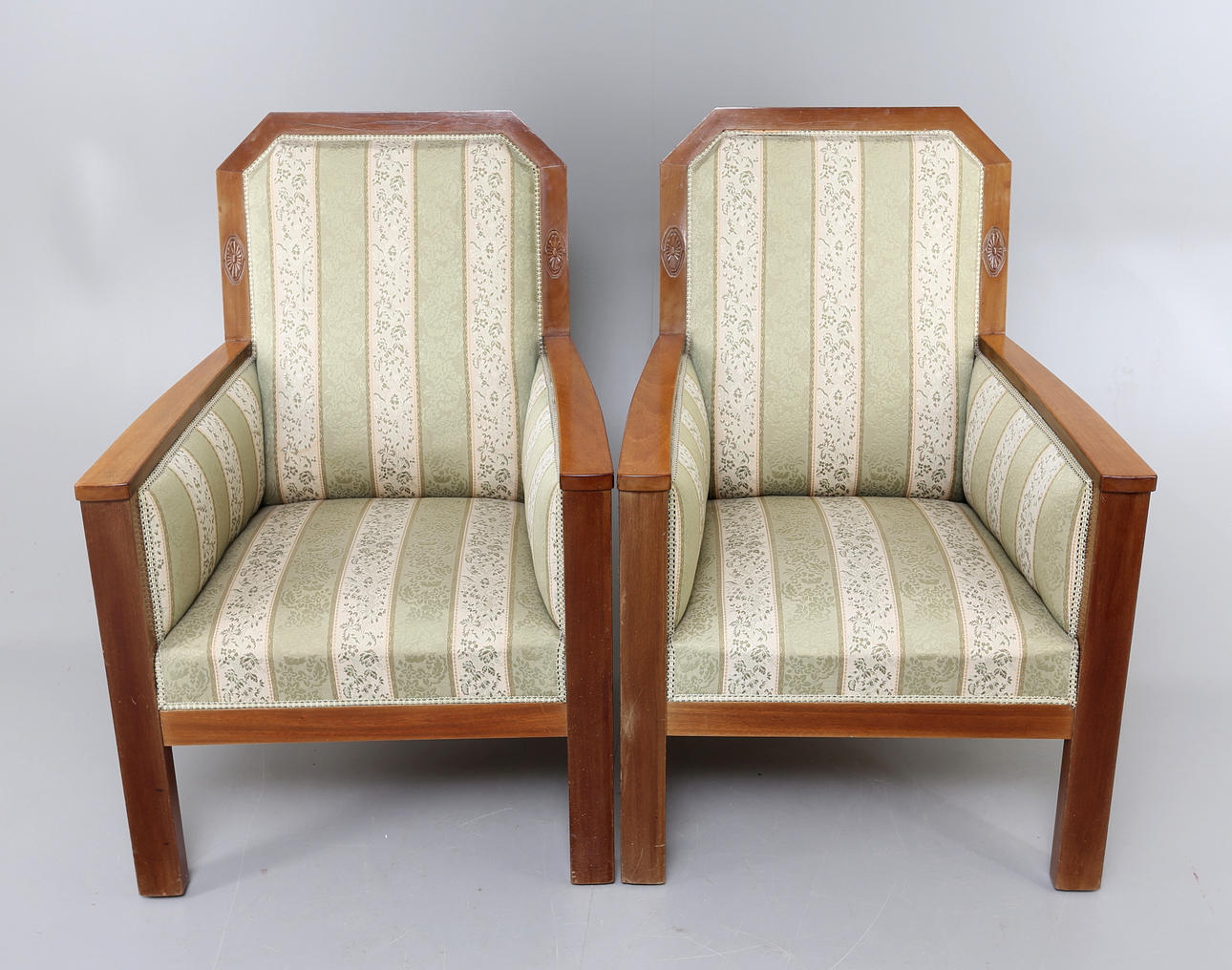 FÅTÖLJER, 1 par, art deco, 1920-30 tal.