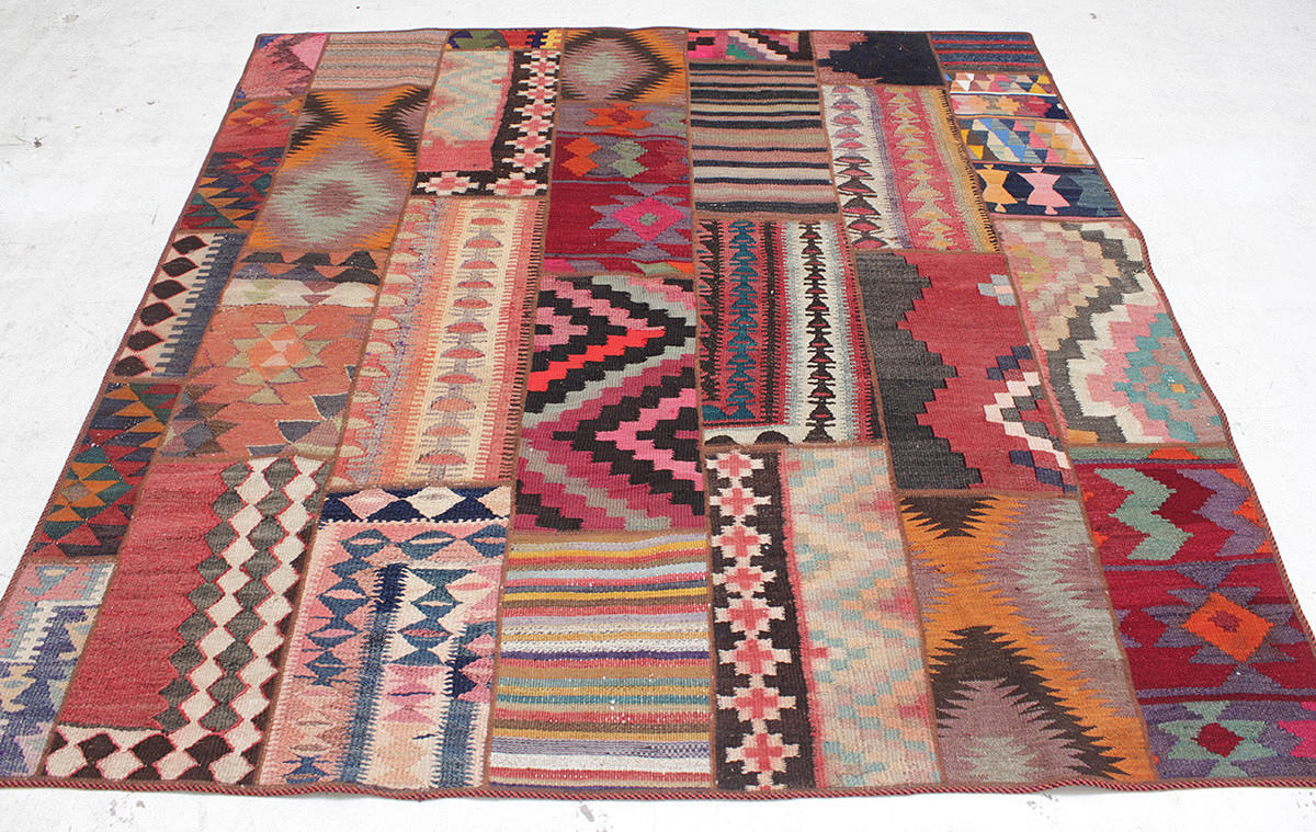 MATTA, Kelim, Patchwork, 200 x 200 cm.