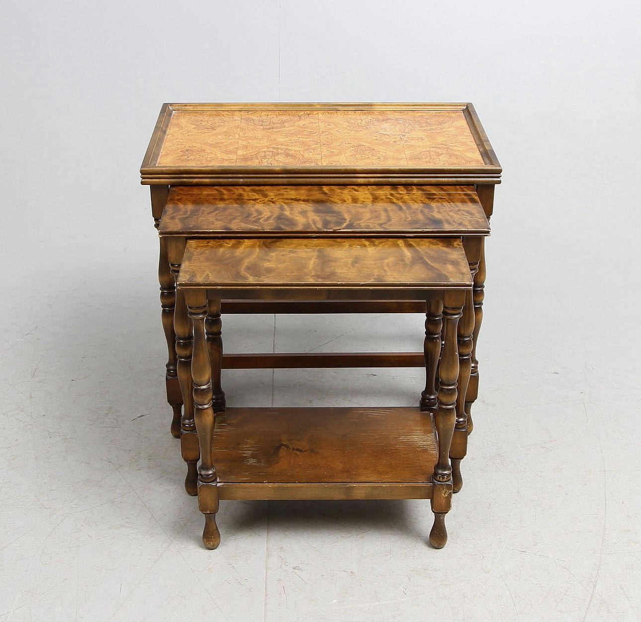 SATSBORD, 3 delar, barockstil, 1900-tal.