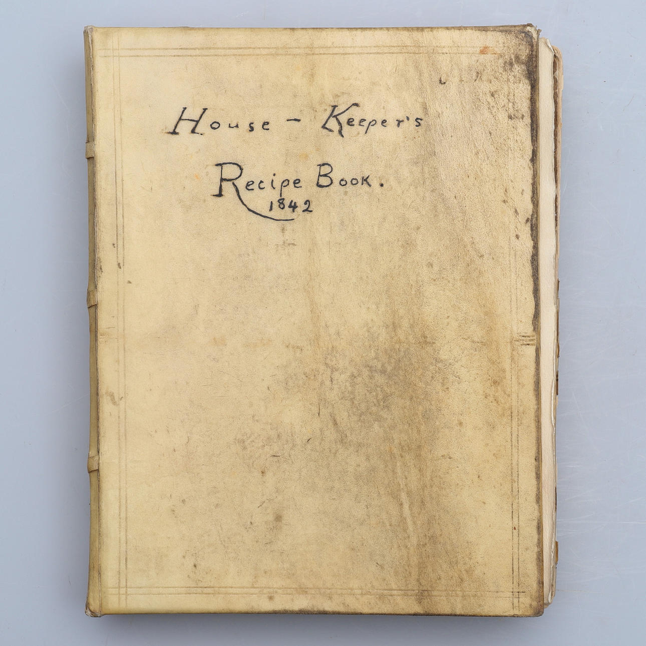 RECEPTBOK, daterad 1842.