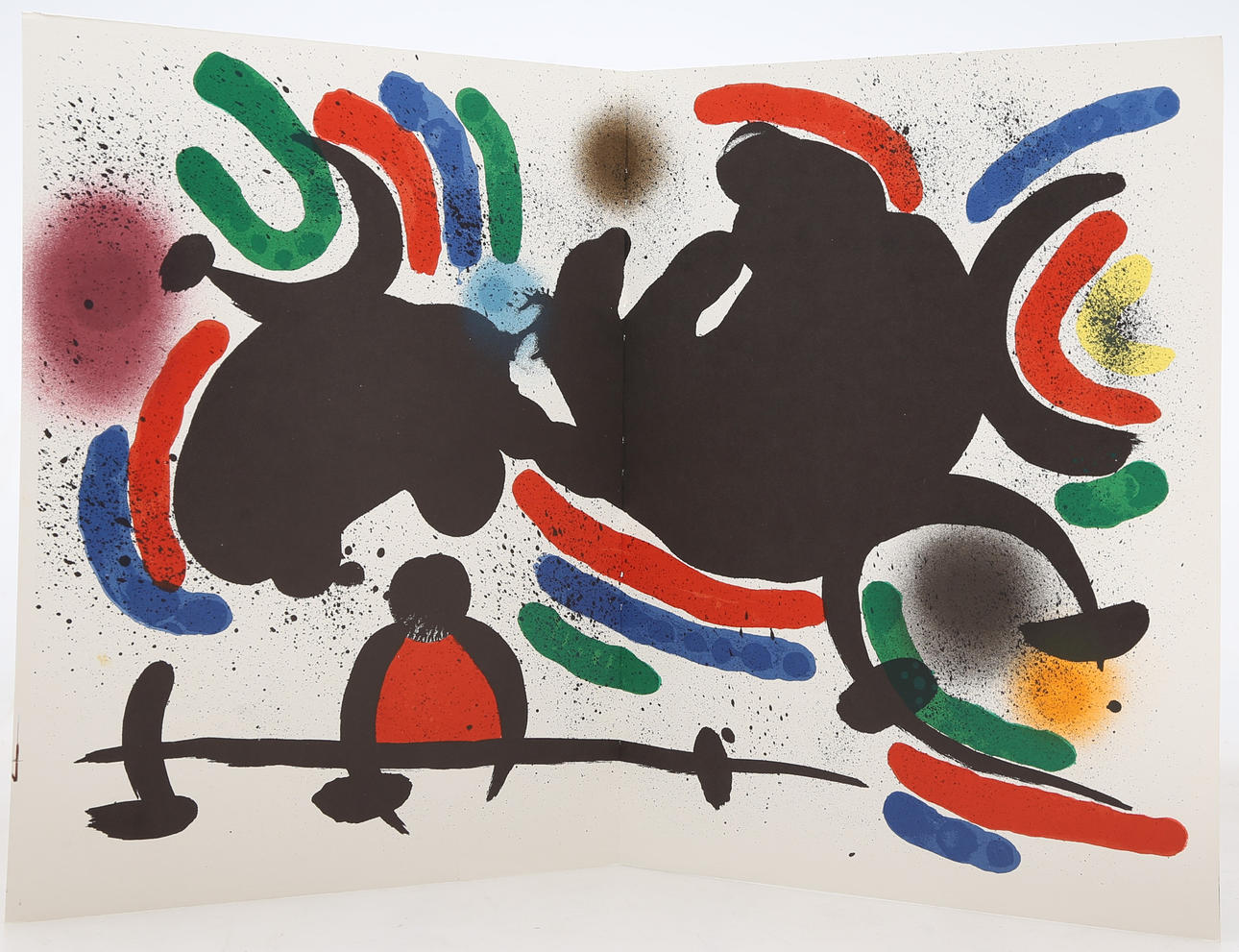 JOAN MIRÓ. ”Originallitografi IV”.