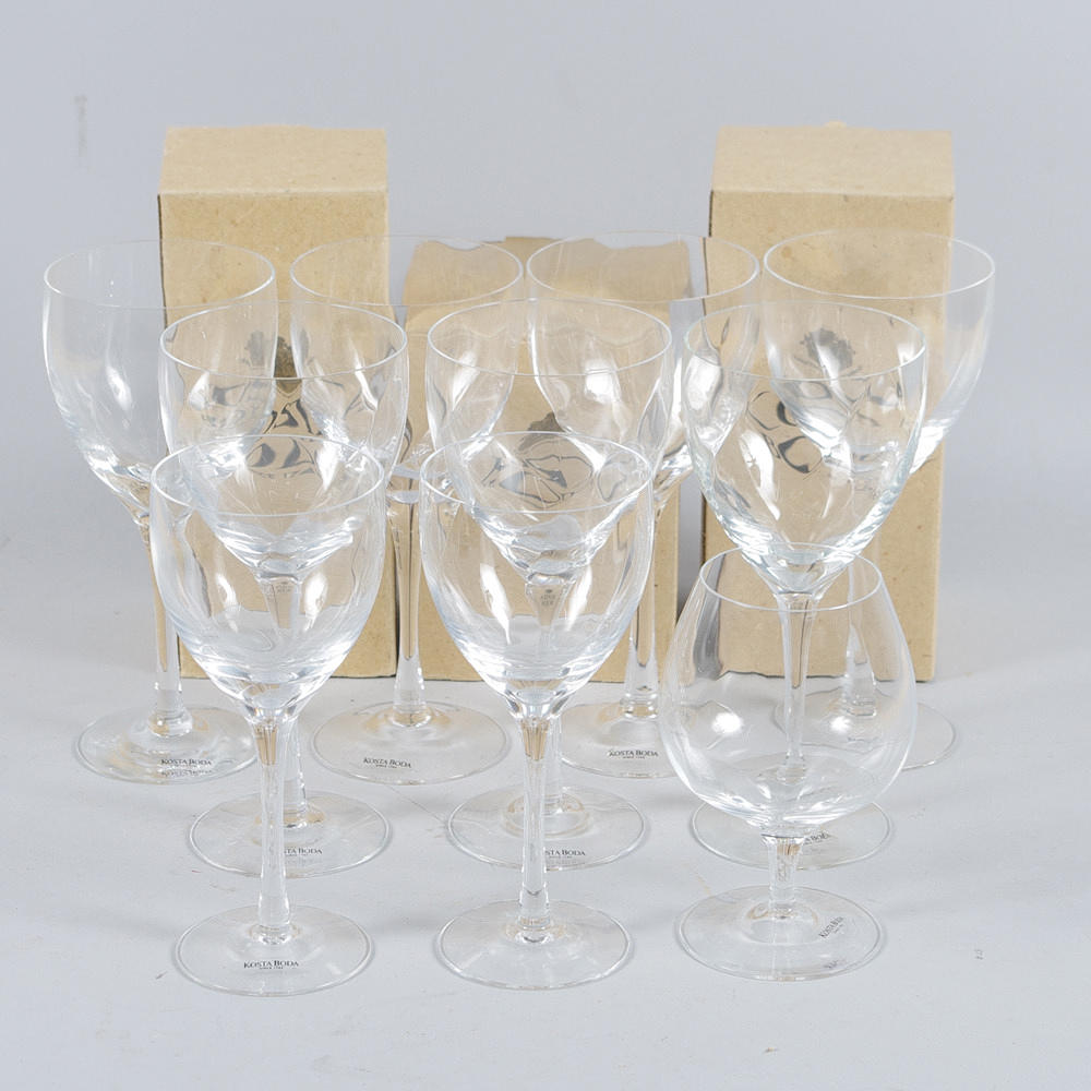 GLAS, "Chateau", Bertil Vallien, Kosta Boda.