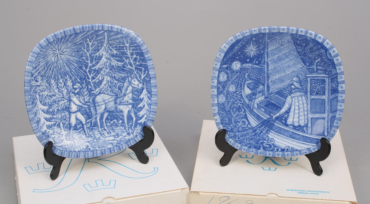 SAMLARTALLRIKAR, 33 st, Rörstrand, 1968-1999.