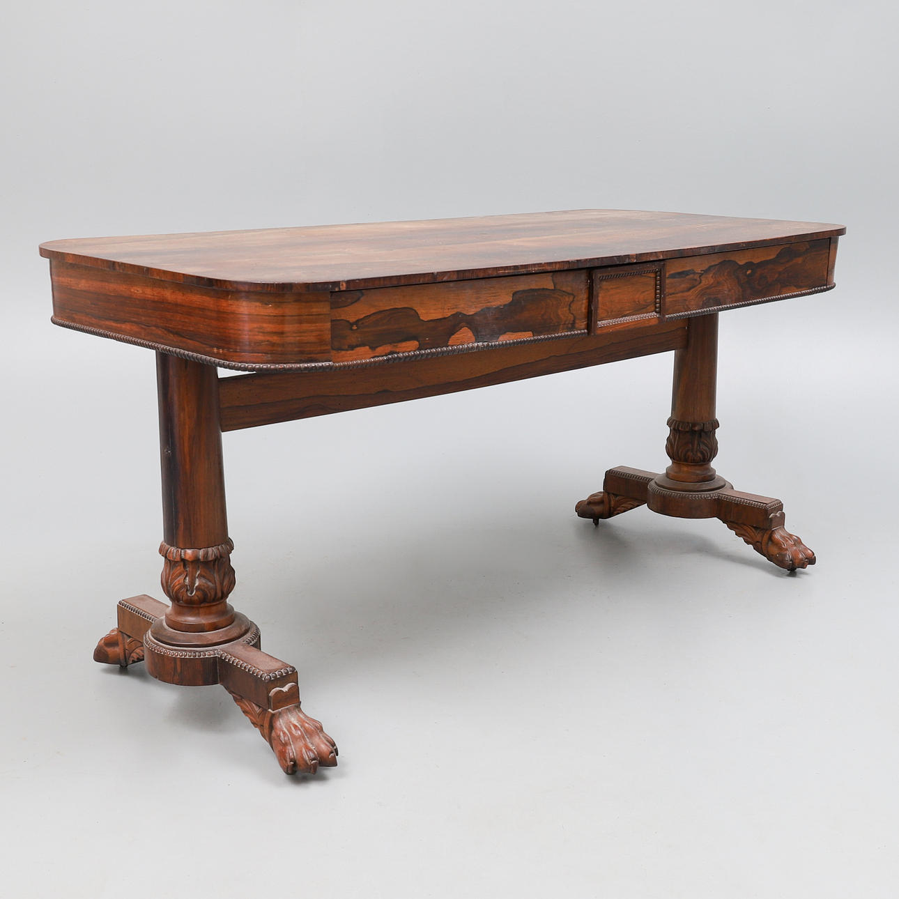 BIBLIOTHEKSTABELLE WILLIAM IV Palisanderholz.